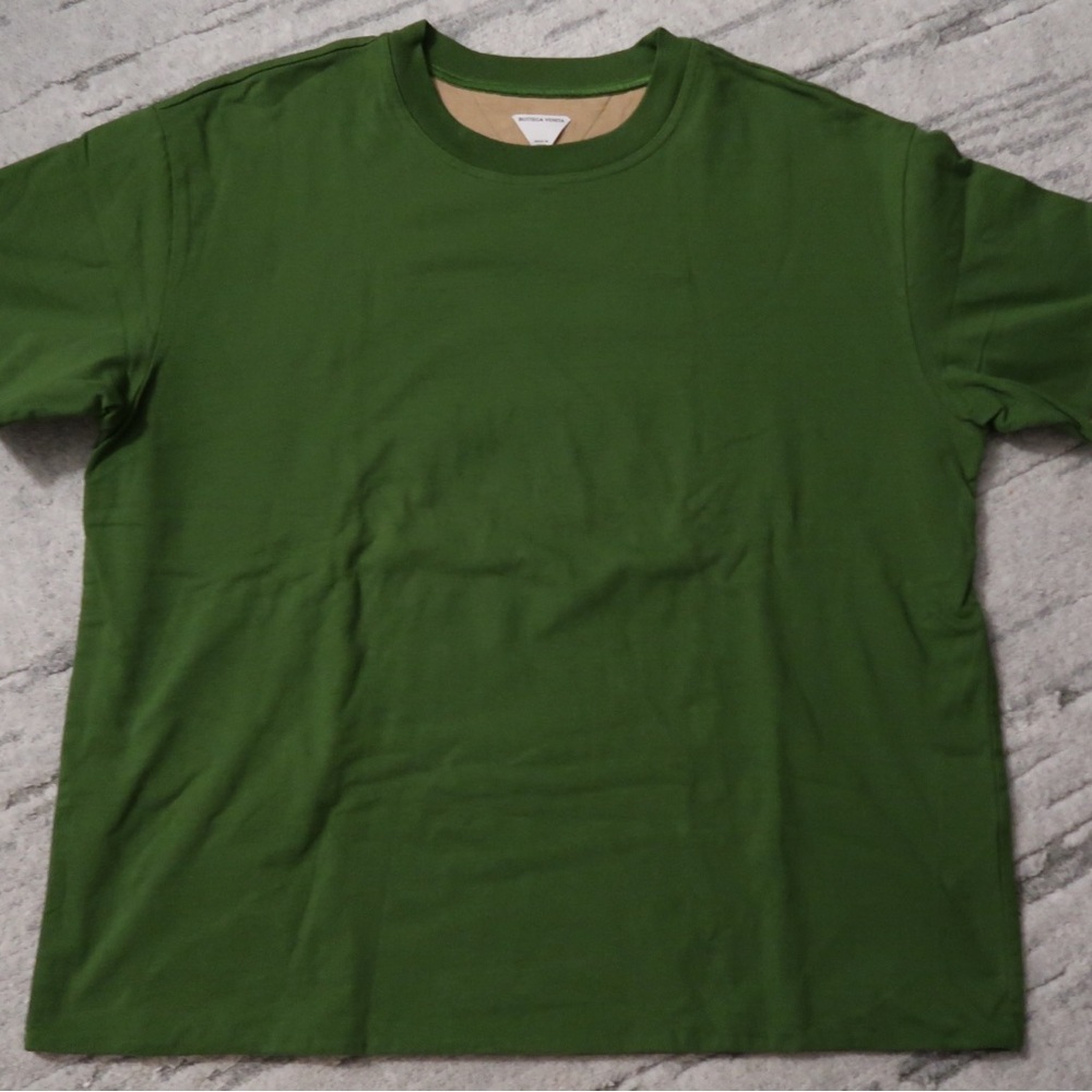 Bottega Men's Green T-Shirt